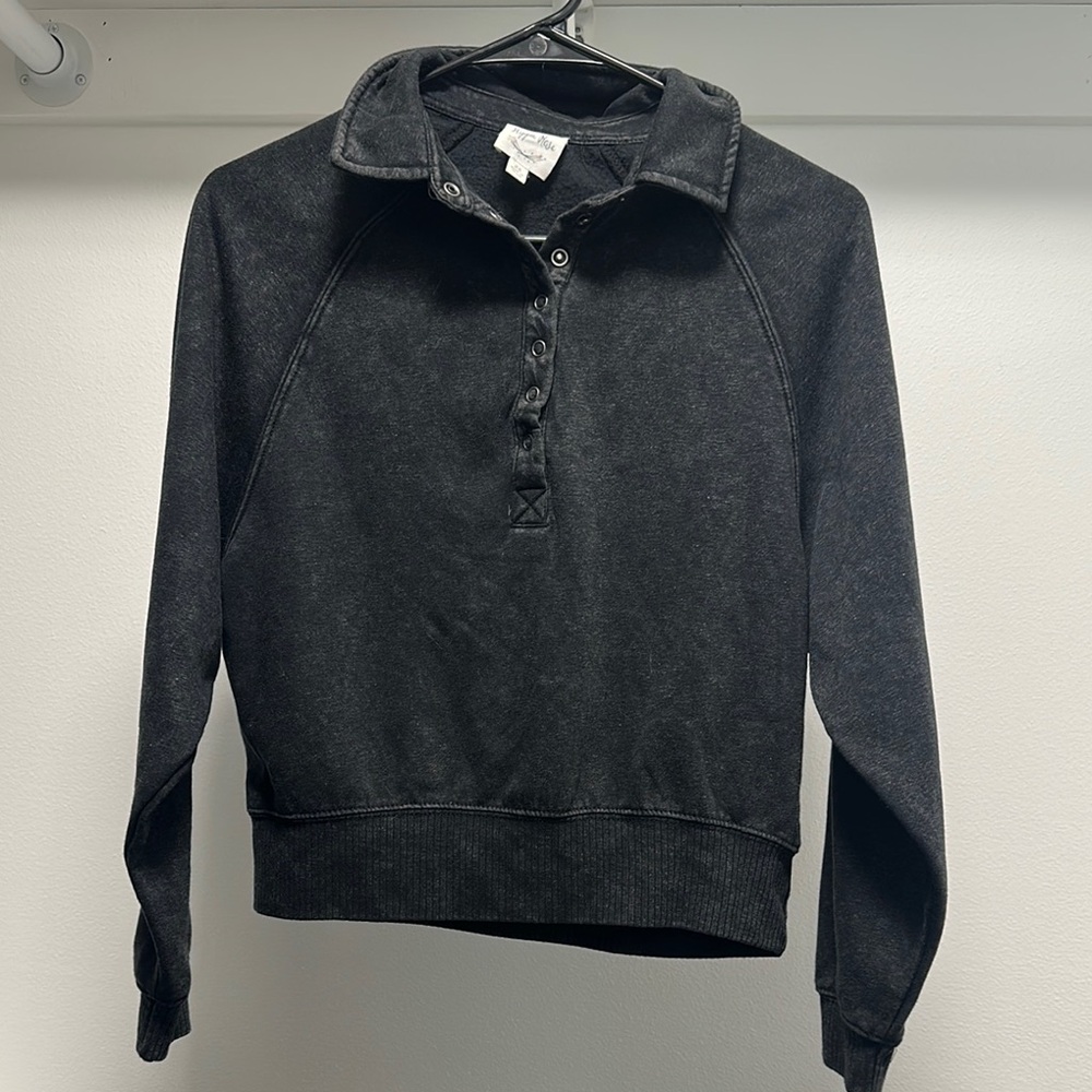 Hippie Rose Black Sweater